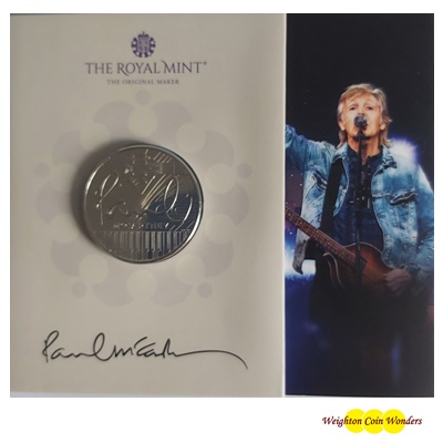 2024 BU £5 Coin Pack - Music Legends - Paul McCartney